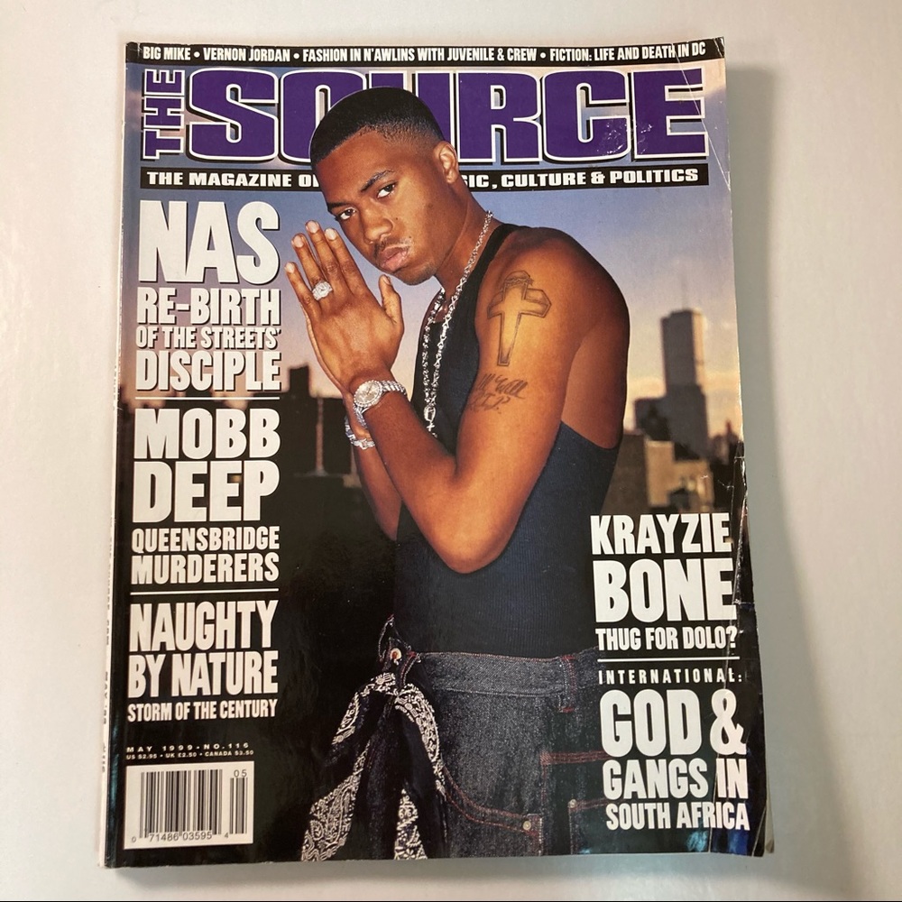 The Source Magazine May 1999 Issue #116 Nas Mobb Deep Naughty by Nature Hip-Hop